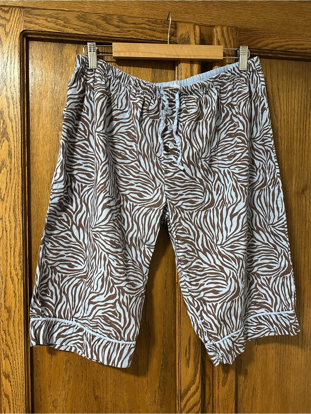 PJ Salvage Zebra Print Cotton Pajama Bottoms Sz XL